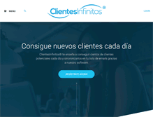 Tablet Screenshot of clientesinfinitos.com